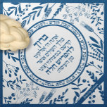 Shabbat Challah Dough Cover. Blommigt Quirky Blues Tygservett<br><div class="desc">Perfekten Shabbat Värdinna Gift... Våra populära Quirky-Blommigtar i Classic Blue on White Baking-entusiaster: Visa dig själv och visa ditt personliga stil samtidigt som du är ge tillbaka till dem som behöver det! Våra 100-procentiga bomullsdegtäcken är både funktionella och vackert designade för att täcka din stigning deg. De komar i traditionellt,...</div>