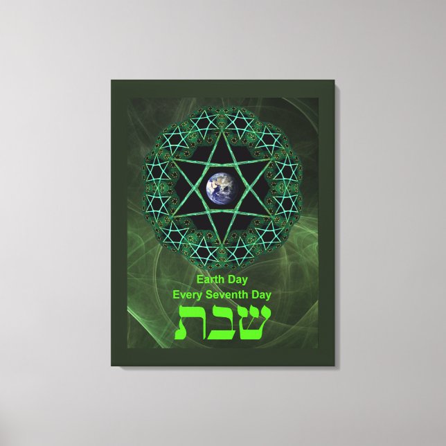 Shabbat - Jorddagen Canvastryck (Framsida)