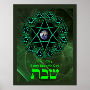 Shabbat - Jorddagen Poster