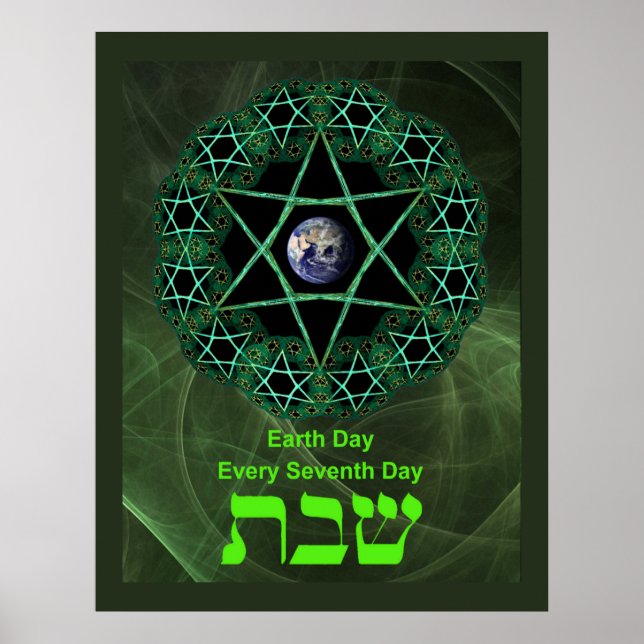 Shabbat - Jorddagen Poster (Framsidan)