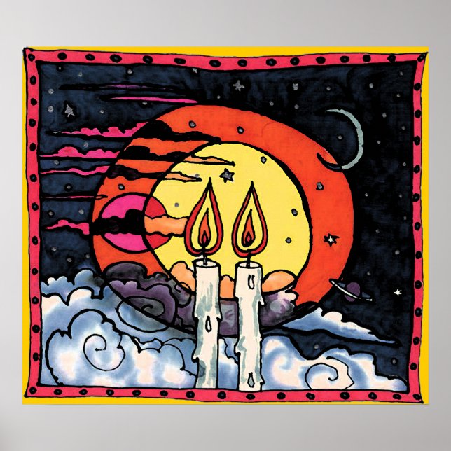 Shabbat Night Poster (Framsidan)