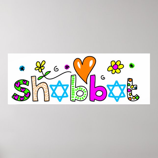 Shabbat Poster (Framsidan)