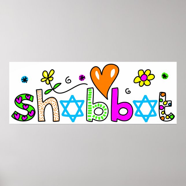 Shabbat Poster (Framsidan)