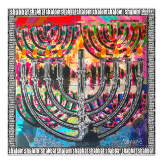 Shabbat SHALOM  Fototryck