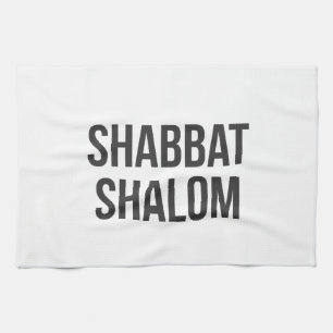 Shabbat Shalom kökshandduk