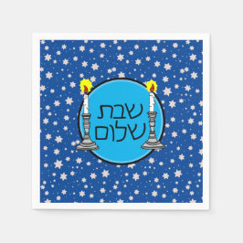 Shabbat Shalom Napkins Pappersservett