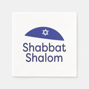 Shabbat Shalom Pappersservett