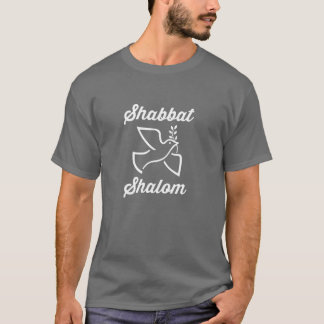 Shabbat Shalom Peace Dove Messianic T Shirt