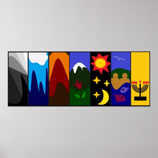 Shabbat Shalom Poster (Framsidan)