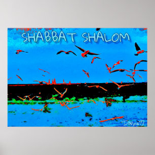 Shabbat Shalom Poster