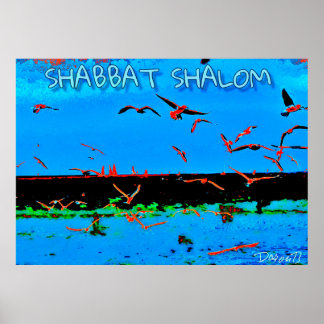 Shabbat Shalom Poster