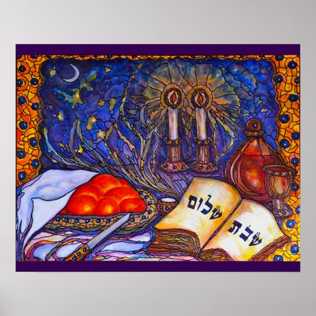 Shabbat Shalom Poster (Framsidan)