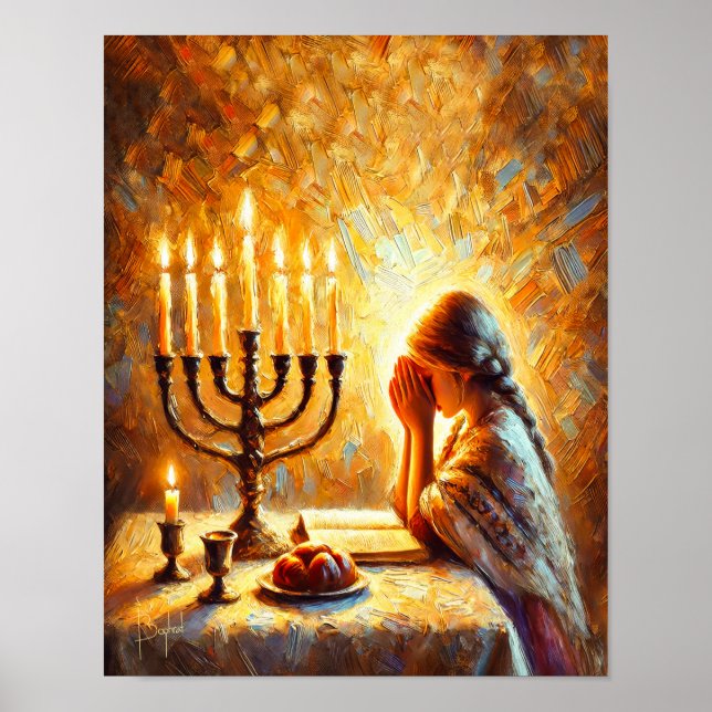 Shabbat Shalom Poster (Framsidan)
