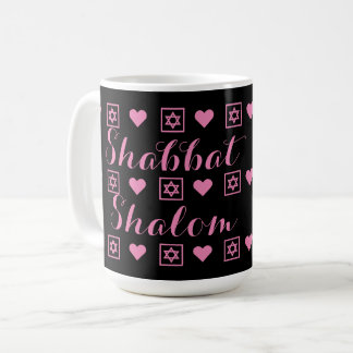 Shabbat Shalom sabbat Kaffemugg