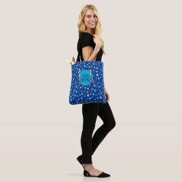Shabbat Shalom Tote Bag Tygkasse