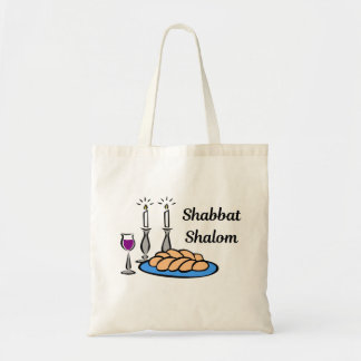 Shabbat Shalom Tote Tygkasse