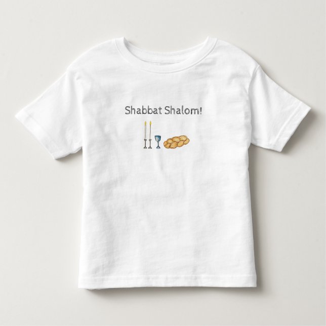 Shabbat Sketch T-Shirt (Framsida)