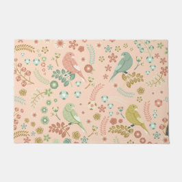 Shabby Birds & Grenar Pastel Salmon