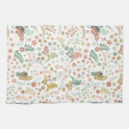 Shabby Birds & Grenar White Kökshandduk