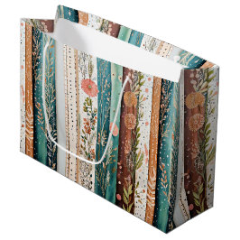 Shabby chic blandad mönster