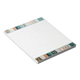 Shabby chic blandad mönster anteckningsblock