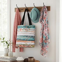 Shabby chic blandad mönster tygkasse