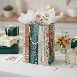 Shabby chic blandade mönster