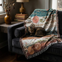 Shabby chic blandade mönster