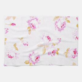 Shabby chic Blek Rosa ros Kitchen/Bath Towel Kökshandduk