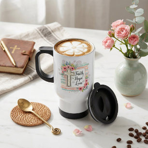 Shabby Chic blommig Tro Hopp Kärlek Resemugg