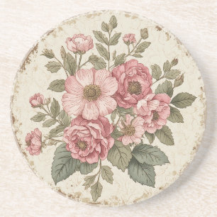Shabby Chic Blommig Underlägg
