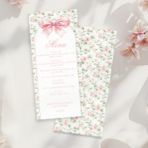 Shabby chic Blommigt Arch med Bow Flicka Shower