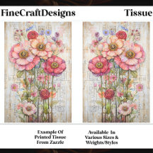 Shabby chic Blommigt Ephemera Rosa Red S7B Decoupa