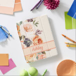 Shabby chic Blommigt iPad-väska iPad Skydd<br><div class="desc">Den här iPad-väskan i Blommigten i Shabby chic har en ro-design för söt blommigt framtill med utrymme för att du ska kunna anpassa med ditt namn. Färg som används omfattar , persikor, orange, plommon och oliver. Allt visas på en bakgrund med en gräddserver. Detta vackra ipad-fall koordinerar med Shabby chic...</div>