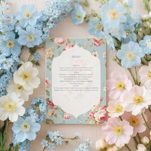 Shabby Chic blommor Meny