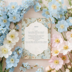 Shabby Chic blommor Meny