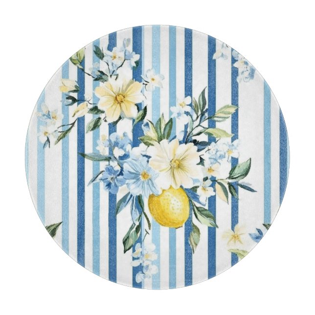 Shabby Chic Citron Blommig Serie Design #1 (Framsidan)