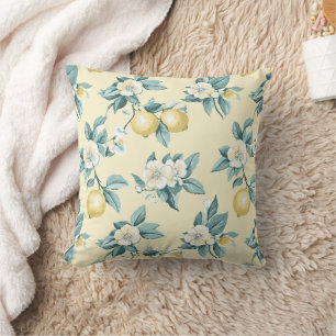 Shabby Chic Citron Blommig Serie Design #10 Kudde