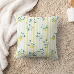 Shabby Chic Citron Blommig Serie Design #12 Kudde