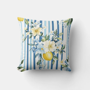 Shabby Chic Citron Blommig Serie Design #1 Kudde