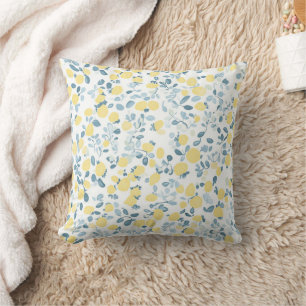 Shabby Chic Citron Blommig Serie Design #4 Kudde