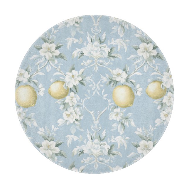 Shabby Chic Citron Blommig Serie Design #8 (Framsidan)