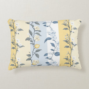 Shabby Chic Citron Blommig Serie Design #9 Prydnadskudde
