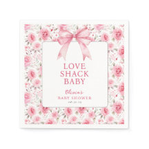 Shabby chic Coquette Rosa Kärlek Shack Baby Shower