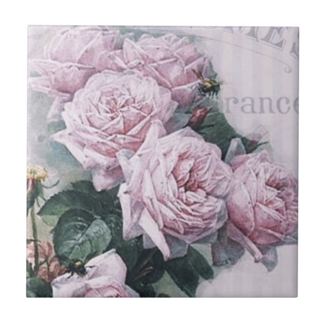 shabby chic, decoupage, victorian, fransk chic, pa kakelplatta (Framsidan)