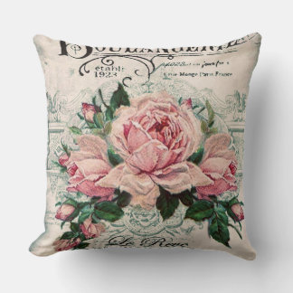 shabby chic, decoupage, victorian, fransk chic, pa kudde