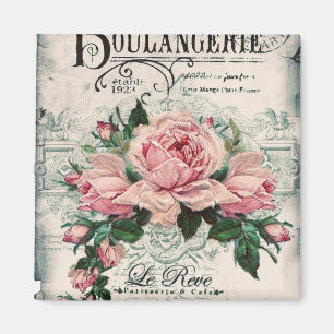 shabby chic, decoupage, victorian, fransk chic, pa magnet