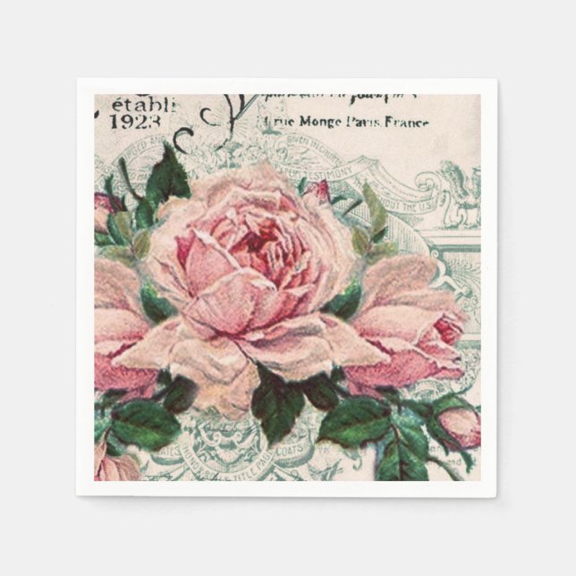 shabby chic, decoupage, victorian, fransk chic, pa pappersservett (Framsidan)