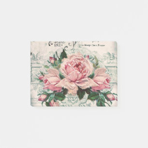shabby chic, decoupage, victorian, fransk chic, pa post-it block