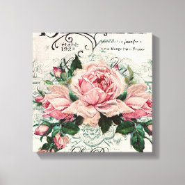 shabby chic, decoupage, victorian, french chic, pa canvastryck